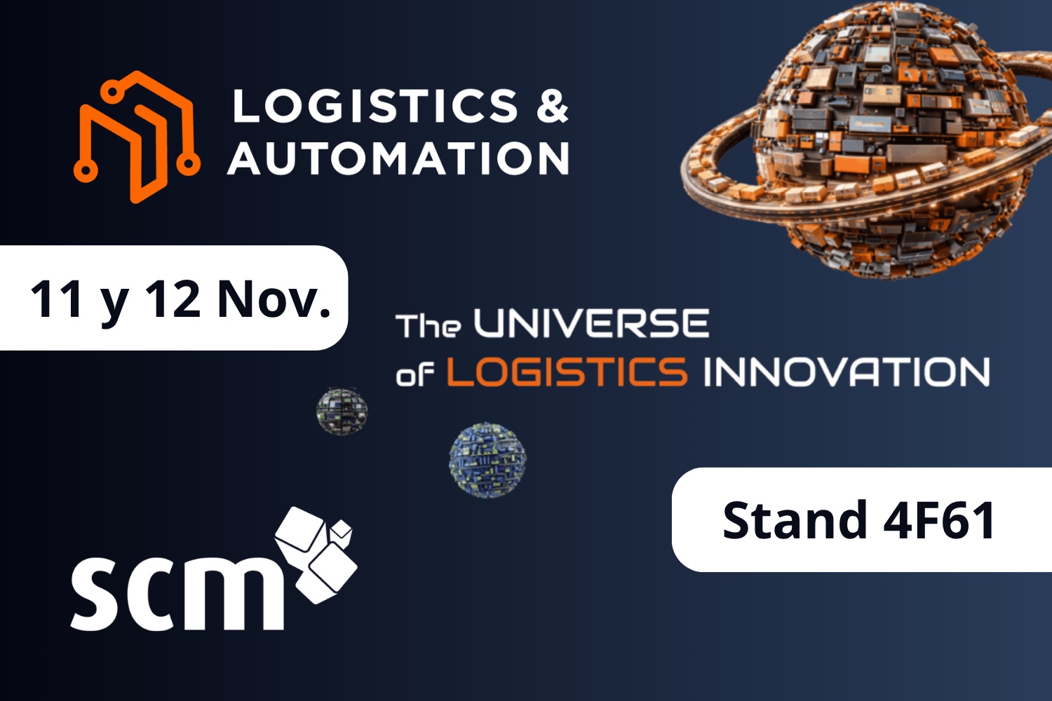 SCM Logística estará en Empack y Logistics 2026